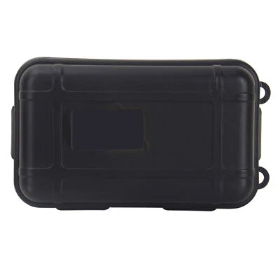 BLACK Waterproof Airtight Survival Storage Case Container Fishing Carry Box GF - Image 1 of 4