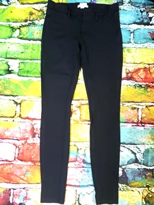 J. Pantalones para mujer Crew The Gigi ajustados ponte talla 0 elásticos negros - Imagen 1 de 10