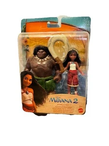 Disney Moana 2 OCEAN ADVENTURES Moana. & Maui Figures And Hook 2024 NEW - Picture 1 of 3