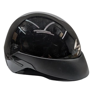 Scorpion EXO 100 Motorcycle Helmet Black Glossy Retractable Tinted Visor Sz XS - Picture 1 of 18