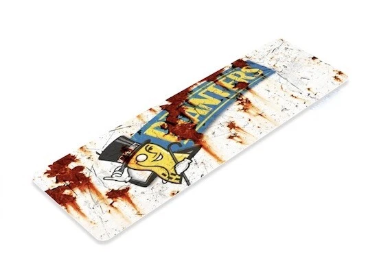 PLANTERS MR PEANUT TIN SIGN 11X4 INCHES MIXED NUTS COCKTAIL TOP HAT JAR ROASTED - Image 1 of 1