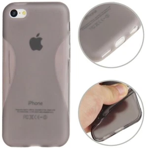 Futerał ochronny TPU Case do telefonu komórkowego iPhone 5C (szary przezroczysty) - Zdjęcie 1 z 4