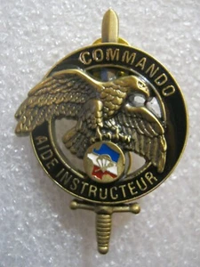 BREVET DES COMMANDOS DU CNEC COMMANDO AIDE INSTRUCTEUR (BRONZE) GS144 - Picture 1 of 2
