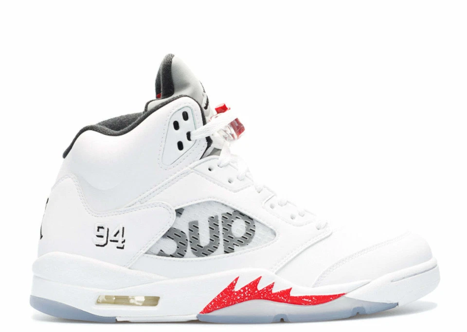 Jordan 5 Retro X Supreme Blanco 2015 - Talla 10.5 Foto 1 de 1