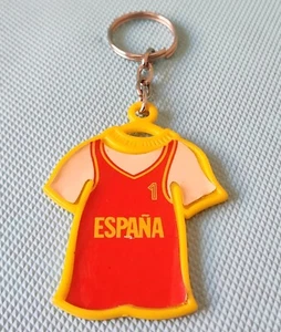 MUNDOBASKET ESPAÑA 86 World Cup FIBA Spain 1986 PROMO keychain DANONE keyring - Picture 1 of 6