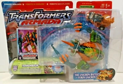Hasbro Transformers Armada Terrorsaur With Ironhide Action Figure NEW MOC - Image 1 of 3
