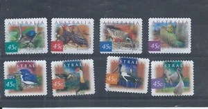 Australia stamps. 1997 Desert Birds & 2001 Kakadu Wetlands s/a used (AF310) - Picture 1 of 2