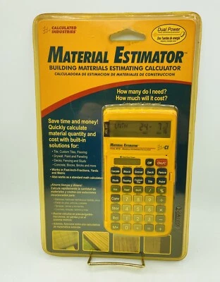 Calculated Industries Estimator Building Materials Estimating Calculator 4019 - Image 1 of 4