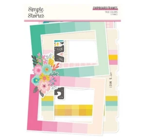 New Simple Stories Chipboard Frames - True Colours - Picture 1 of 2