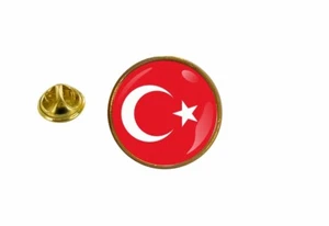 Anstecknadeln Pin Badge Pin's Flagge Türkei Türkisch Rund Kokarde - Bild 1 von 1