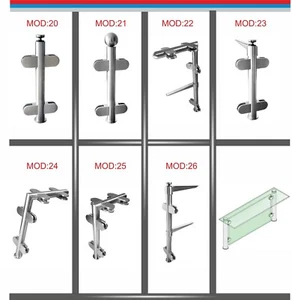 Protección contra la tos protección contra escupir postes de acero inoxidable accesorio de mostrador estructura de vidrio producción - Imagen 1 de 8