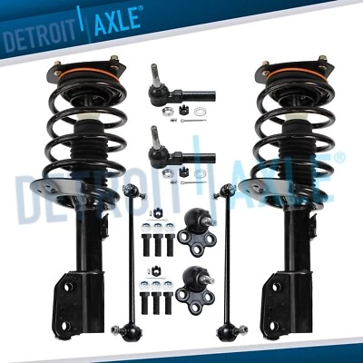 Kit de suspensión de resorte helicoidal de 8 piezas para Pontiac Grand Prix 2004-2008 Foto 1 de 4