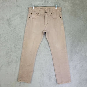 American Eagle Mens Slim Straight Light Brown Jeans 29 x 30 (31 x 28)  - Picture 1 of 11