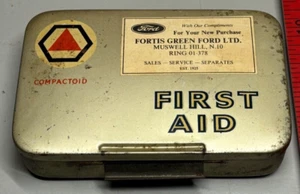 KIT DE PRIMEROS AUXILIOS FORD/COMPACTOID VINTAGE Y CONTENIDO - Imagen 1 de 9