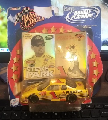 STEVE PARK #1 PENZOIL 2002 DOUBLE PLATINUM WINNER'S CIRCLE SCALE STOCK CAR, 1:43 - Image 1 of 3