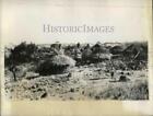 1935 Press Photo Ethiopian Village Bombed One Day and Rebuilt the Next