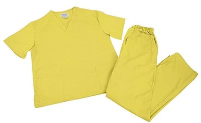 Medical Nursing Scrub Set NATURAL UNIFORMS Men Women Unisex Top Pants BP101  - Image 1 of 4