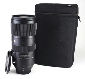 Sigma EX DG 70-200mm F2.8 OS HSM Sport AF Zoom Lens Nikon Front & Rear Lens Cap - Picture 1 of 18
