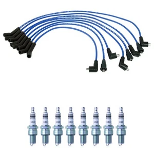 NGK 7mm Wire Set 8 Iridium Spark Plug Kit For Discovery SE SE7 LSE SD 4.0L V8 - Picture 1 of 1