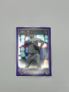 2022 Topps Chrome Update Jhoan Duran Rookie Purple Refractor #USC34 Twins  - Picture 1 of 2