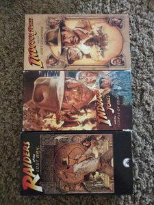 Indiana Jones Original Trilogy VHS 3-Tape Set - Picture 1 of 3