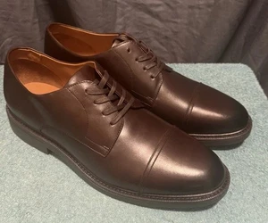 Polo Ralph Lauren Herren Asher Captoe Oxford Braun Leder Schuh US 11 Neu ohne Karton - Bild 1 von 6