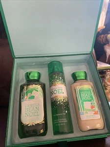 NUEVO 3 Piezas Vainilla Bean Noel Mist Wash & Lotion Set Baño & Body Works Set de Regalo - Imagen 1 de 4