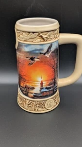 Ducks Unlimited Miller Original Draft Terry Redlin The Pleasures of Winter Stein - Bild 1 von 6
