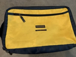 Paul & Shark Yachting Briefcase Laptop Bag Case Yellow Red Blue Watershed - Picture 1 of 12