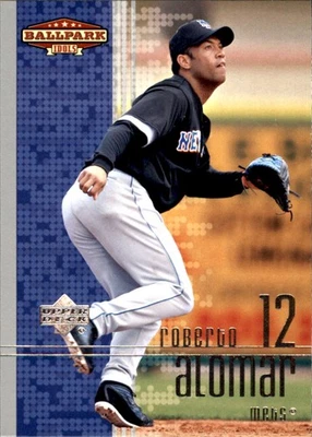 Roberto Alomar 2002 Upper Deck Ballpark Idols #162 Mets ENVÍO GRATUITO AutographDen Foto 1 de 2