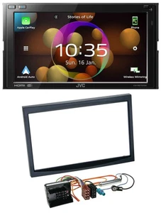JVC DAB MP3 2DIN Bluetooth USB Autoradio für Citroen C3 C2 Berlingo Jumpy schwar - Bild 1 von 9