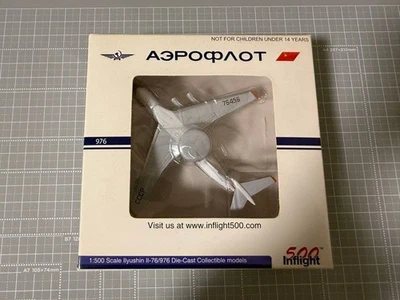 Modellino aereo sovietico Ilyushin II-76/976 1:500 pressofuso da collezione... - Immagine 1 di 4