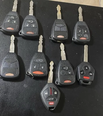 Jeep Chrysler Dodge Subaru Remote Key Fob Smart Lot Transmitter USED OEM - Image 1 of 2