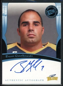 Press Pass Legends 2006 Bruce Gradkowski automático - Imagen 1 de 2