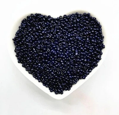 3mm Glass Seed Beads  - 50g Approx 1100 pcs Small Spacer Beads - Image 1 of 4