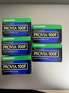 Set of Five (5) Fujifilm Provia 100F 36exp Film 2025 Expired 1 Roll 35mm - Picture 1 of 4