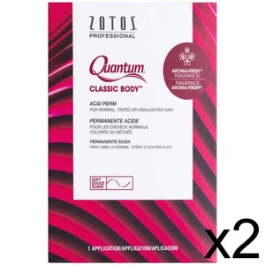 SP-249504 SALON BEAUTY ZOTOS QUANTUM CLASSIC BODY HAIR PERM NORMAL TINTED 2 PACK - Picture 1 of 3