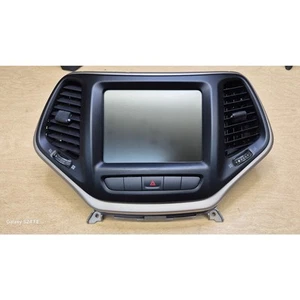 2014 2015 2016 2017 2018 Jeep Cherokee 8.4" Uconnect Trim Bezel Hazard Vents Kit - Picture 1 of 10
