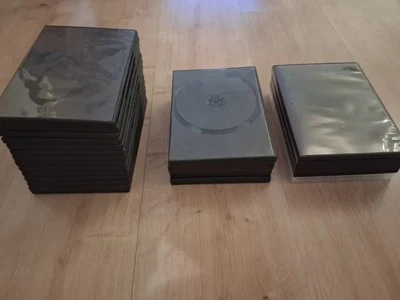 16 Leere DVD Hüllen Doppelt Slim,4x DVD Hüllen Doppelt,4x Einzel Dvd's #Top# - Bild 1 von 2