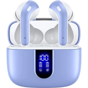 Bluetooth Headphones True Wireless Earbuds 60H Playback LED Power Display Ear... - Picture 1 of 7