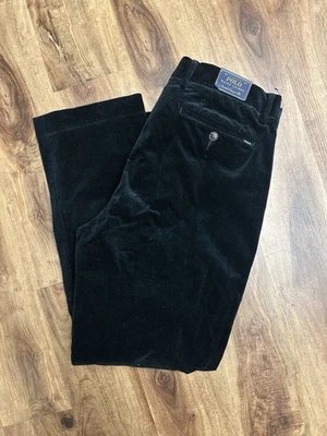 Polo Ralph Lauren Men's Pants 32x30 NEW Black Corduroy Stretch Classic Fit - Image 1 of 4