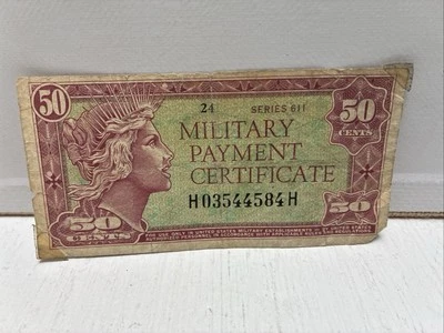 Military Payment Certificate 50C - PMG- Series 611 - Image 1 of 2