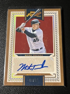 Panini Prime Cuts 2016 - Base VI autógrafos Mark Trumbo #178 Holo dorado/25 Foto 1 de 2
