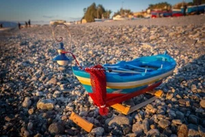 Modellino Barca in legno - Foto 1 di 8