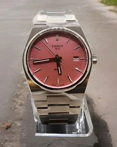 Tissot PRX Pink Dial 35MM Quartz Stainless Watch T137.210.11.331.00 - Picture 1 of 8