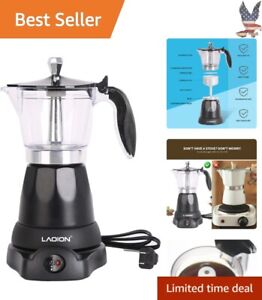New Listing6 Cup Electric Espresso Coffee Maker - Portable Cafeteras Electricas Modernas