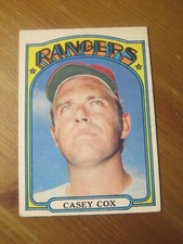 1972 OPC O Pee Chee #231 Casey Cox Texas Rangers ZB3