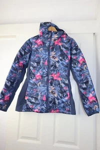 Columbia Womens Powder Pass Insulated Hybrid Hooded Jacket Floriculture L EXC - Picture 1 of 13