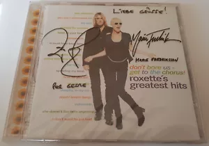 CD-ROXETTE "DON'T BORE US-GET THE CHORUS GREATEST HITS" OVP-SEALED SIGNED-PRINT - Bild 1 von 2