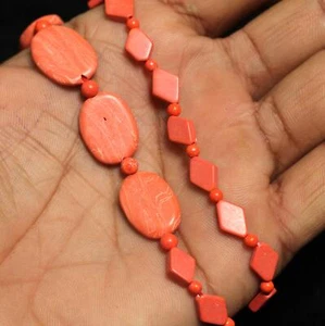 2 Strings Semiprecious Howlite Beads Assorted Styles - Picture 1 of 8